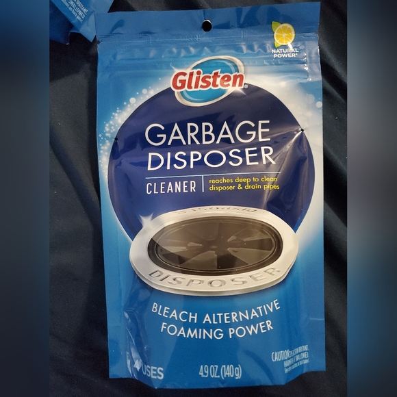 :4 pks of 4 Glisten Garbage disposer Disposal bleach Cleaner Foaming lemon scent - Picture 13 of 13